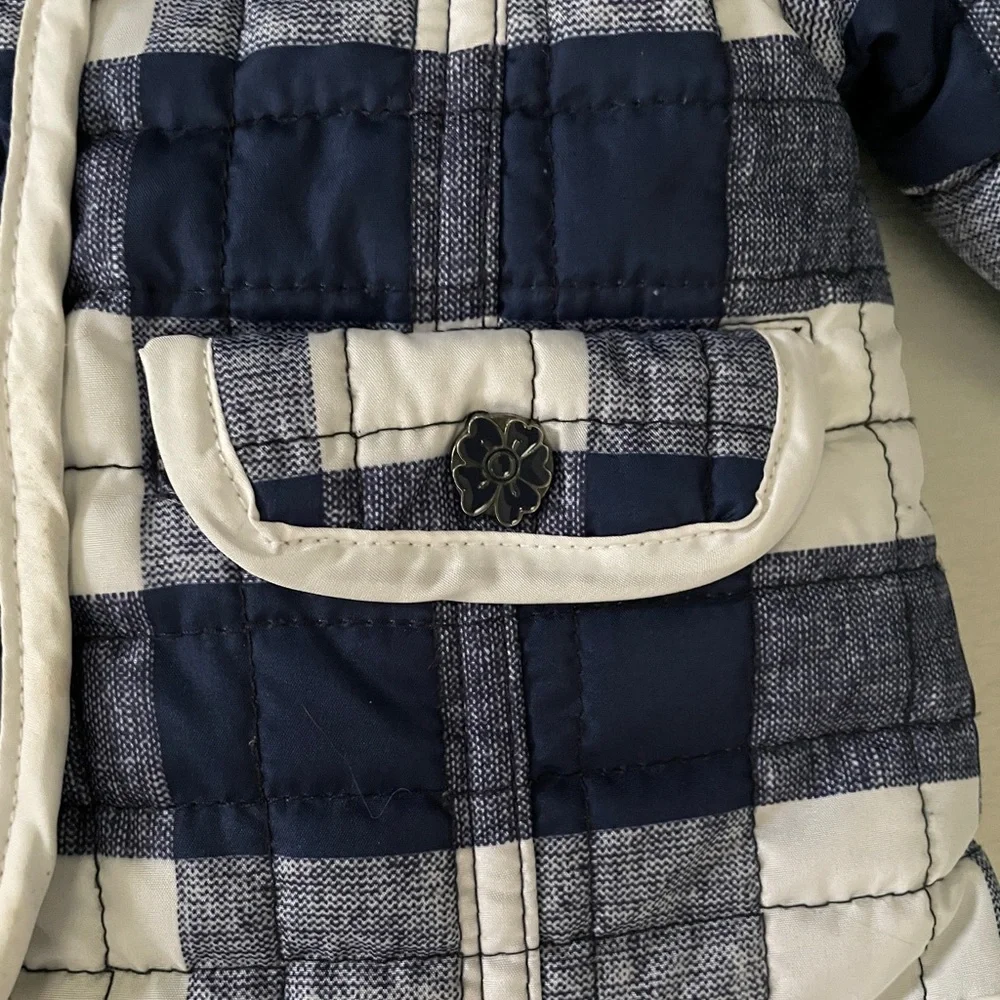 Urban Republic Girls check quilted jacket 12 M